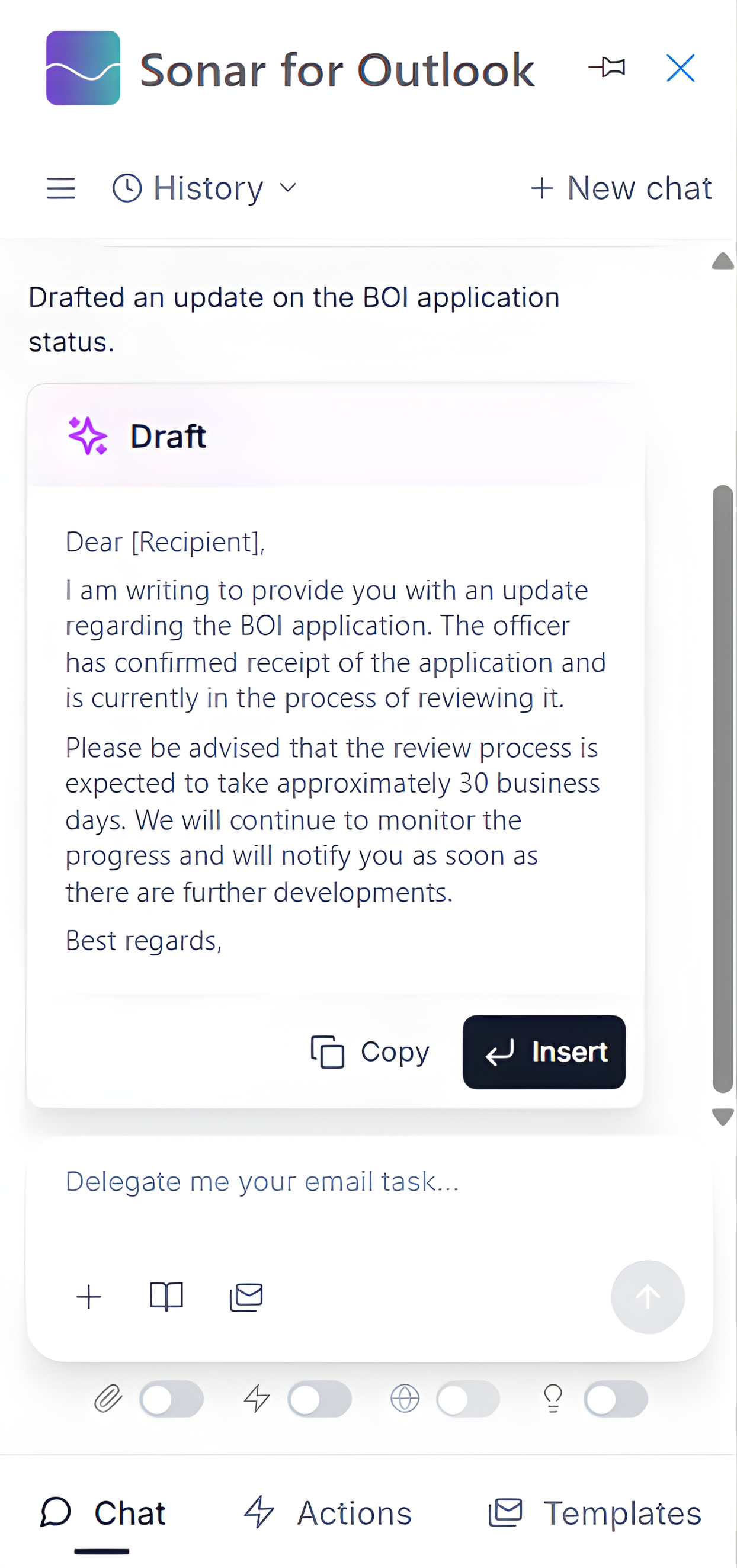 Outlook Chat compose mode